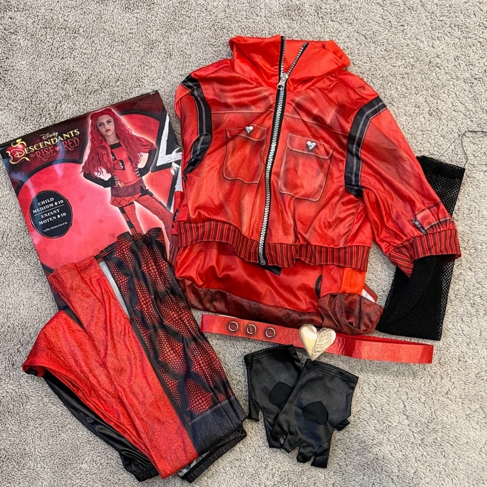 Disney Red 'Rise of Red' Kids Costume - Red - Picture 2 of 3